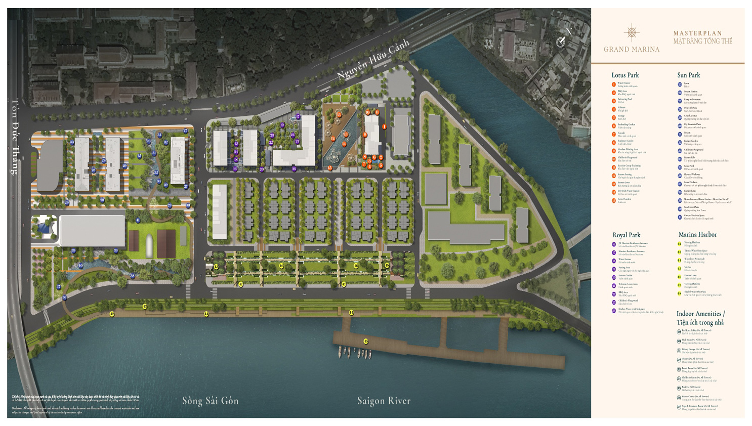 Mặt bằng tổng thể Grand Marina Saigon