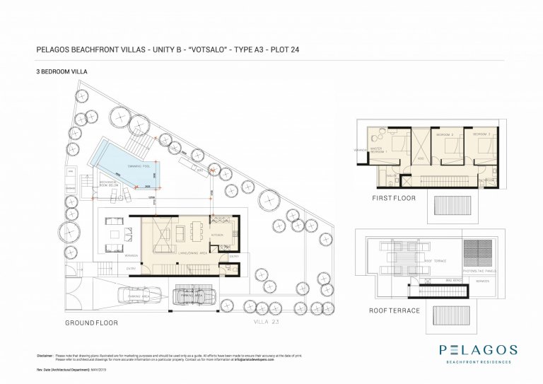 Mặt bằng Villas 3PN