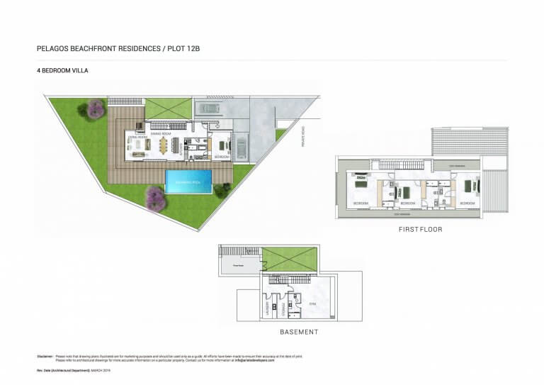 Mặt bằng Villas 4PN