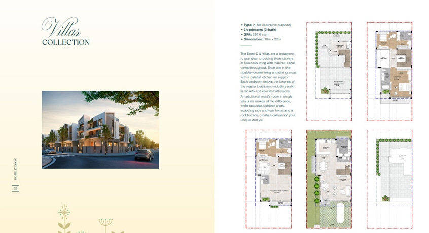 Mặt bằng The Semi-D & Villas
