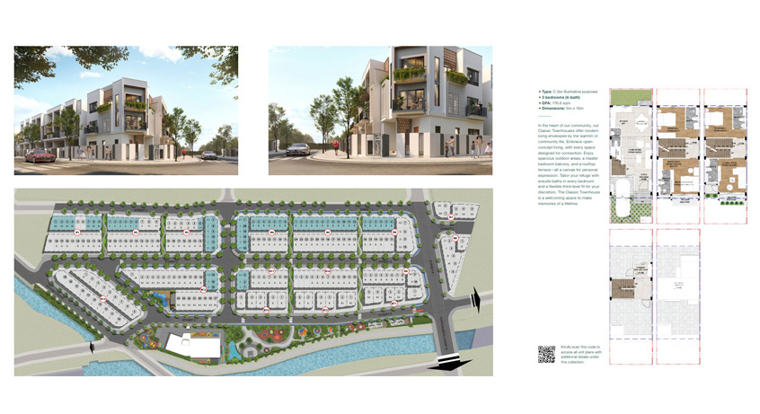 Mặt bằng Classic Townhouses