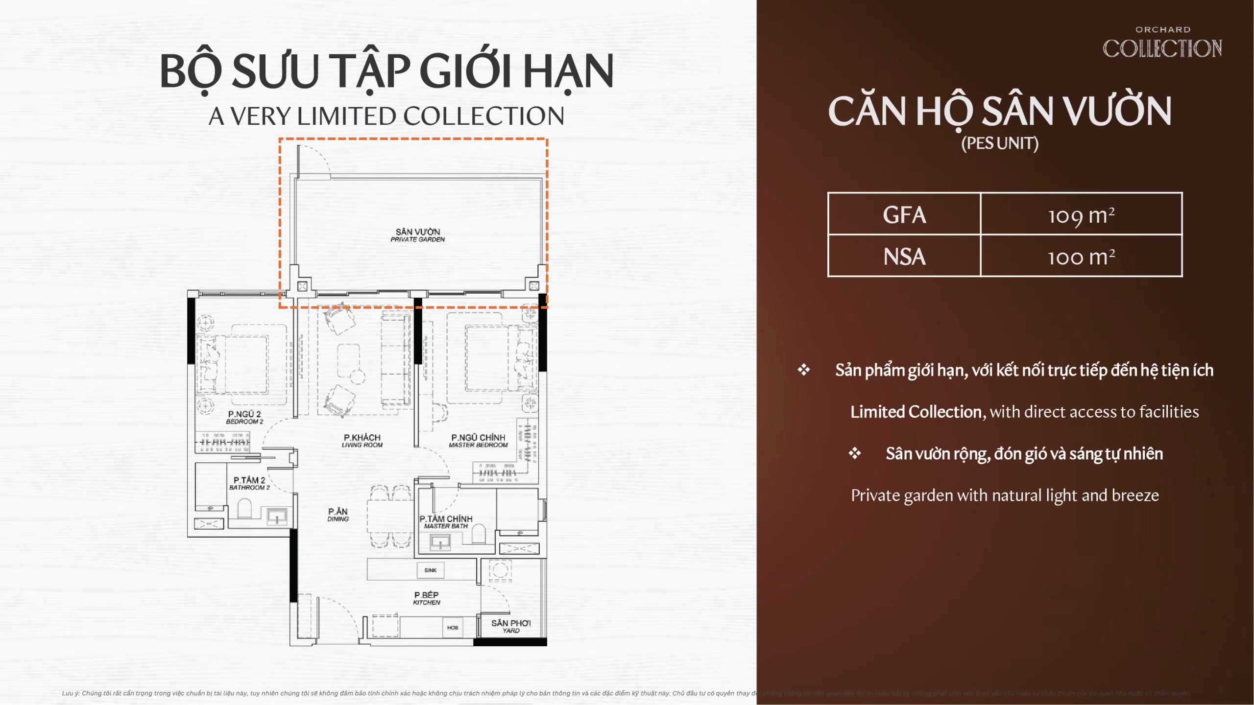 2 phòng ngủ sân vườn