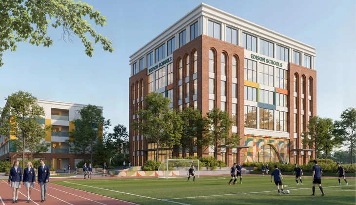 Edison Schools nằm giữa không gian xanh của "khu rừng" Eco Retreat 